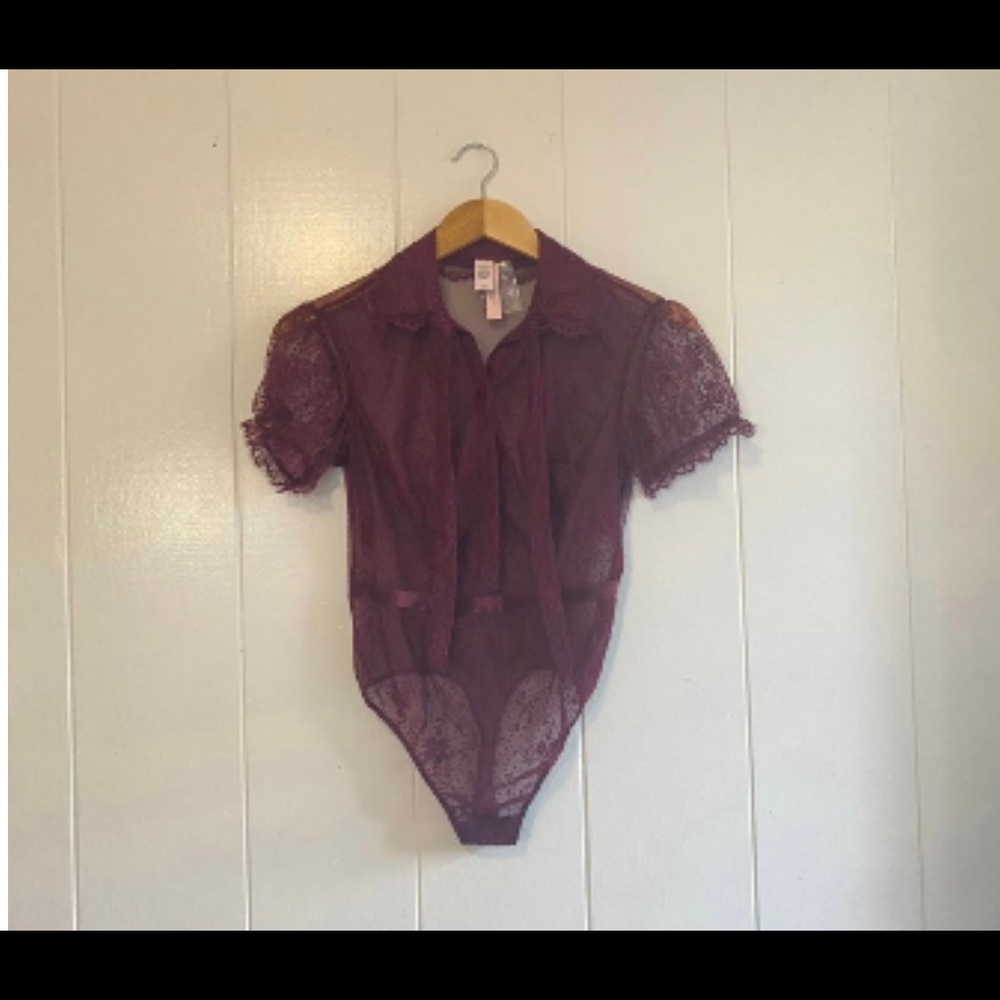 NWT Victoria's Secret Burgundy Teddy - Picture 14 of 14